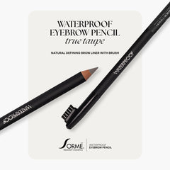 Sorme brow pencil with built-in spoolie for shaping and blending