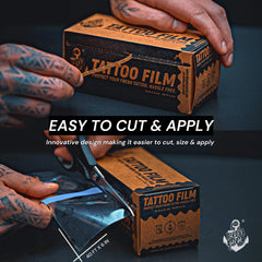 Sorry Mom tattoo wrap keeps ink clean while you stay active
