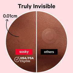Sosky parches hidrocoloides con absorcion central reducen impurezas para una piel más uniforme