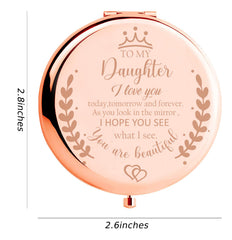 Soulpetals two-sided mirror with 2x magnification for precise makeup checks