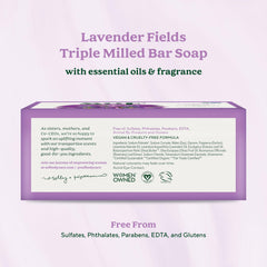 South Of France SoF creamy lather close-up highlighting coconut oil blend for nourishing cleansing.