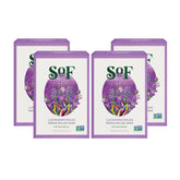 South Of France SoF Lavender Fields bar soap packaging highlighting triple milled formula for lasting cleansing.