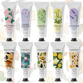 Spa Luxetique 10-fragrances hand cream set for daily hydration and sensory variety.