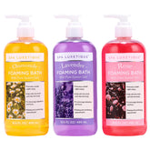Spa Luxetique bubble bath three-pack bottles for a relaxing at-home spa ritual
