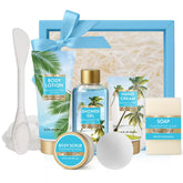 SPA LUXETIQUE WORLD Ocean Escape bath set on display for a refreshing self-care ritual