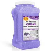 SPA REDI Exfoliating Scrub Pumice Gel bottle with lavender for smoother skin prep.