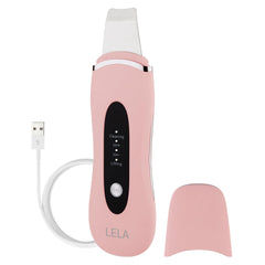 Spa Sciences LELA front view highlights sleek steel build for daily cleansing.