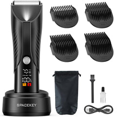 Spacekey IPX7 Waterproof Trimmer for seamless wet and dry grooming.