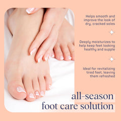 SpaLife callus-softening foot wrap smoothing rough skin visually