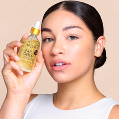 SpaLife glow application close-up illustrating dewy finish and skin vitality