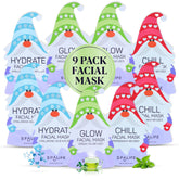 SpaLife Holiday Gnome Mask Pack shown for radiant glow and festive skin pampering.