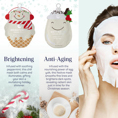 SpaLife shea butter mask close-up illustrating ultra-moisturizing hydration against dry winter air