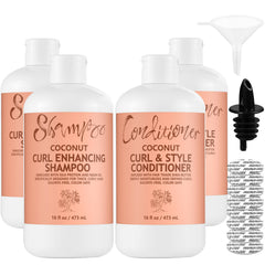 SpareCruise leak-proof empty shampoo bottles with four 16oz containers for cruise travel.