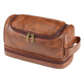 Sparklove leather toiletry bag large size for durable travel organization