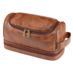 Sparklove leather toiletry bag large size for durable travel organization