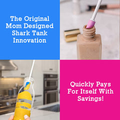 Spatty Daddy spatula 6inch pink versatile edge for scraping jars and tubes.