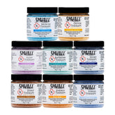 Spazazz RX Therapy muscle-sample-crystal soothes muscles with a calming spa aroma.