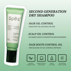 Spes dry shampoo second gen volume-boost adds lift for a fuller day.