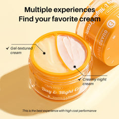 SPODARE Vitamin C day gel application shows quick absorption and bright, hydrated skin.