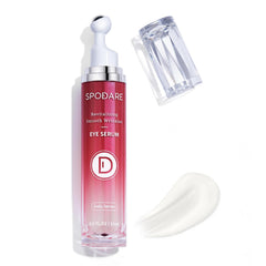 SPODARE caffeine-retinol eye serum roller close-up with cooling effect for refreshed eyes