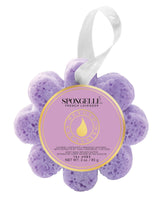 SPONGELLÉ French Lavender Buffer packaging shows spa-ready exfoliation for busy mornings.