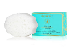 SPONGELLÉ Pedi-Buffer Beach Grass packaging close-up for premium foot care.
