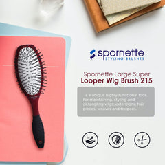Spornette Super Looper looped bristles prevent snagging on delicate hair