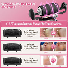 Spriak waterproof design allows use in wet conditions for safer DIY pedicure.