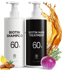 Srripo dual-essence shampoo bottle close-up showing premium herbal formula for fuller hair