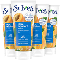 St. Ives Acne Control Apricot Scrub with walnut shell powder cleans pores for radiant skin