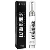 Stacy Lash Bonder bottle closeup shows strong hold for extensions