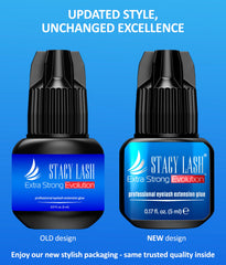 STACY LASH professional black adhesive tube close-up strong hold for lash retention