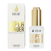 STACY LASH Super Bonder bottle front showing controlled application for secure adhesion