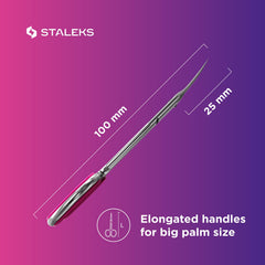 Staleks Pro cuticle scissors high-alloy stainless steel for durable sharpness