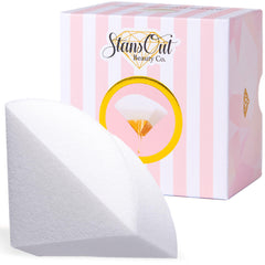 StansOut Memory Foam Sponge precision-face-angles shows contouring control for complete coverage.