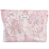 STARDW aesthetic floral makeup bag with smooth zipper for secure, travel-ready storage.