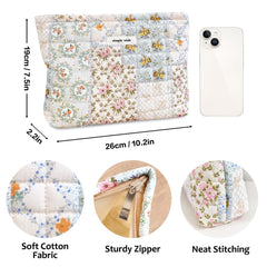 STARDW travel toiletry bag in floral pattern ideal for trips and daily gym days.