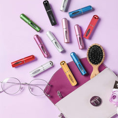 Starfa Lab 12-pack mini perfume bottles in bright colors for organized options