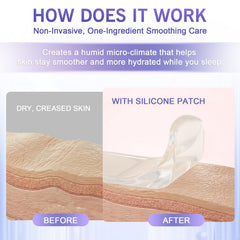 Stasover neck pads provide discreet support for smoother neck skin by morning.