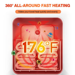 StateRiver towel warmer cabinet inside cavity maintains even heat