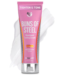 SteelFit Buns of Steel cream jar with rich texture for skin firming