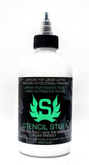 Stencil Stuff gel emphasizes vegan-friendly formula used in professional studios