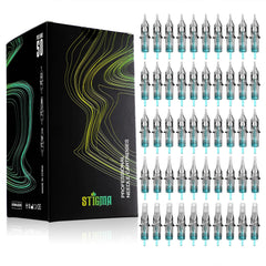 STIGMA Aquamarine Knight 1203RL cartridge for precise liner detailing.