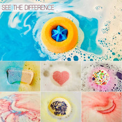 STNTUS INNOVATIONS bath bombs colorfully bubbles in water create vibrant, relaxing bath scenery