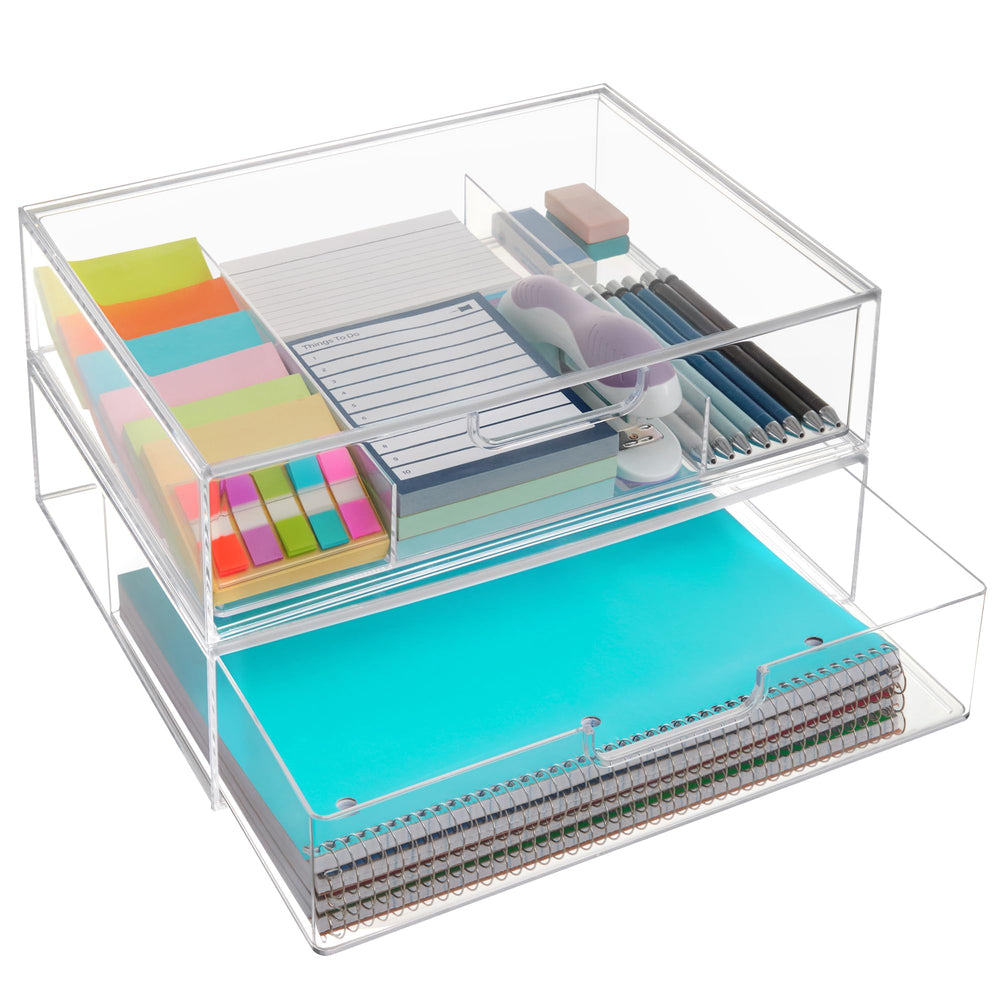 STORi STAX open drawer for quick desk organization