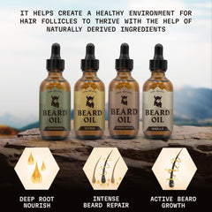 Striking Viking cedarwood bottle offers conditioning for a healthier-feeling beard.