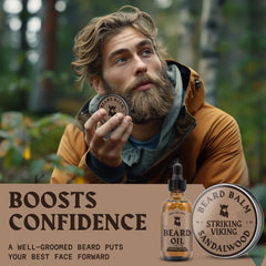 Striking Viking sandalwood scent profile for everyday masculine aroma.