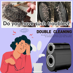 STYLANCE automatic hair brush cleaner steam indicator during cleansing cycle.