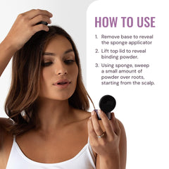 Style Edit dark blonde root concealment blends with highlights for a natural look.