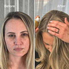 Style Edit Hairline Concealer for Light Blonde blends with fine hairlines.